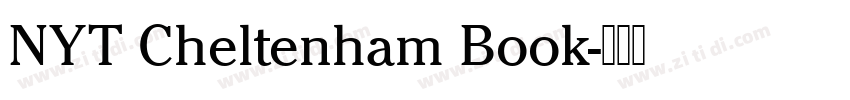 NYT Cheltenham Book字体转换